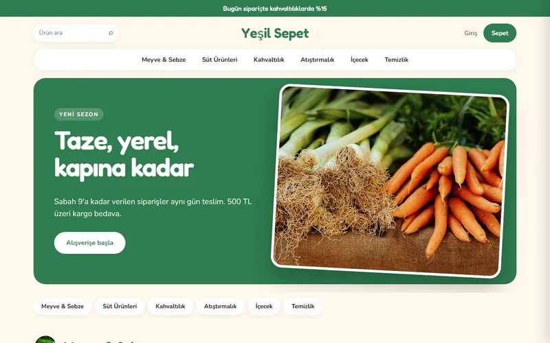 Lezzet teması önizlemesi
